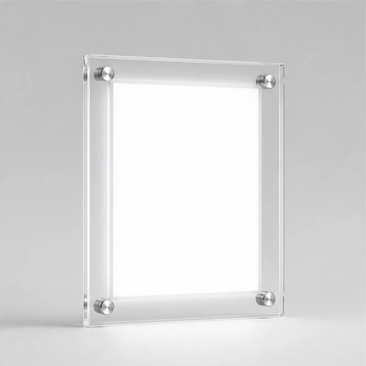 Clear acrylic magnetic crystal lightbox